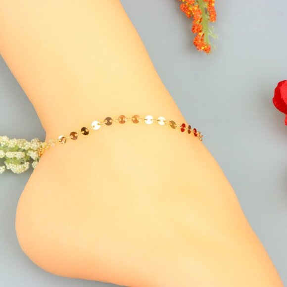 "Handmade Anklet – A Stylish Choice for Women, Thoughtful Gift Idea, EVCH1553 - Picture 4 of 10